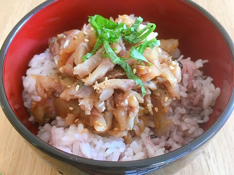 鯵の漬け丼